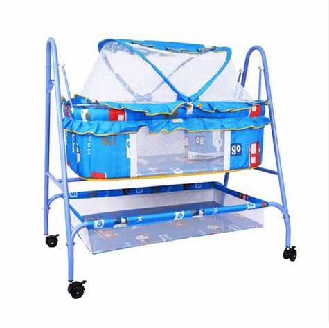 1st Step Cradle With Swing And Mosquito Net - Blue