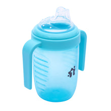 1st Step Matte Collection BPA Free Polypropylene Soft Spout Sipper with Twin Handles for Easy Grip - Blue