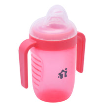 1st Step Matte Collection BPA Free Polypropylene Soft Spout Sipper with Twin Handles for Easy Grip - Pink