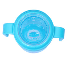 1st Step Matte Collection BPA Free Polypropylene Soft Spout Sipper with Twin Handles for Easy Grip - Blue