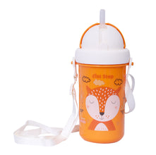 1st Step Matte Collection Ideal for Montessori BPA Free Polypropylene Soft Straw Sipper with Twin Handles for Easy Grip - Orange