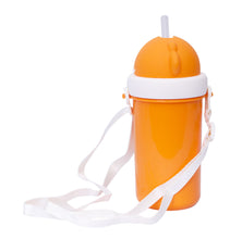 1st Step Matte Collection Ideal for Montessori BPA Free Polypropylene Soft Straw Sipper with Twin Handles for Easy Grip - Orange