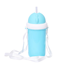 1st Step Matte Collection Ideal for Montessori BPA Free Polypropylene Soft Straw Sipper with Twin Handles for Easy Grip - Blue
