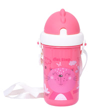 1st Step Matte Collection Ideal for Montessori BPA Free Polypropylene Soft Straw Sipper with Twin Handles for Easy Grip - Pink
