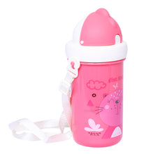1st Step Matte Collection Ideal for Montessori BPA Free Polypropylene Soft Straw Sipper with Twin Handles for Easy Grip - Pink