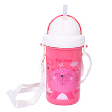 1st Step Matte Collection Ideal for Montessori BPA Free Polypropylene Soft Straw Sipper with Twin Handles for Easy Grip - Pink