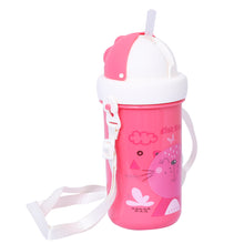 1st Step Matte Collection Ideal for Montessori BPA Free Polypropylene Soft Straw Sipper with Twin Handles for Easy Grip - Pink