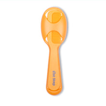 1st Step Matte Collection Easy Grip, Compact, Soft & Gentle Comb and Brush Grooming Set - Orange