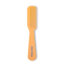 1st Step Matte Collection Easy Grip, Compact, Soft & Gentle Comb and Brush Grooming Set - Orange