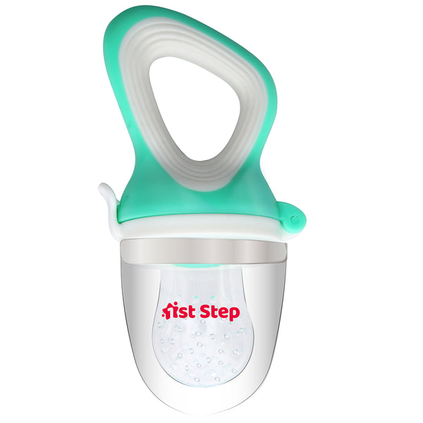 1st Step BPA Free Silicone Fruit and Food Nibbler and Feeder-Green