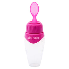 Non Spill Silicone Soft Squeeze Baby Food Feeder