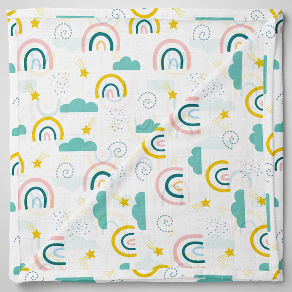 1st Step 100% Organic 2 ply Muslin Blanket (90 X 90 cms)