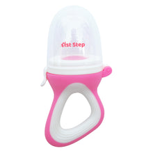 1st Step BPA Free Silicone Fruit and Food Nibbler and Feeder-Pink