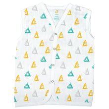 1st Step Muslin Button Jhabla - New Born