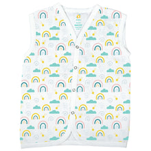 1st Step Muslin Button Jhabla - New Born