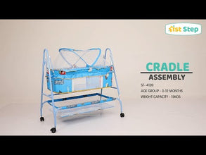 1st Step Cradle With Swing And Mosquito Net - Blue