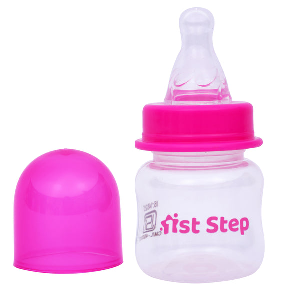 1st Step 60ml BPA Free Polypropylene Feeding Bottle - Pink
