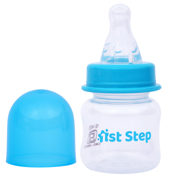 1st Step 60ml BPA Free Polypropylene Feeding Bottle - Blue