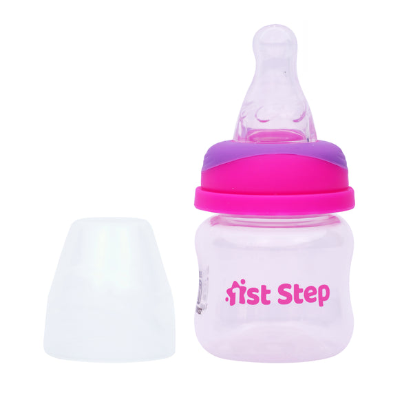 1st Step 60ml BPA Free Polypropylene Feeding Bottle - Pink