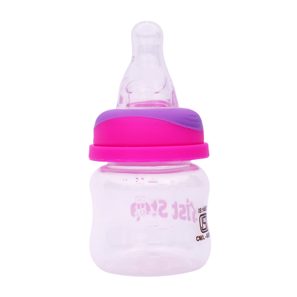 1st Step 60ml BPA Free Polypropylene Feeding Bottle - Pink